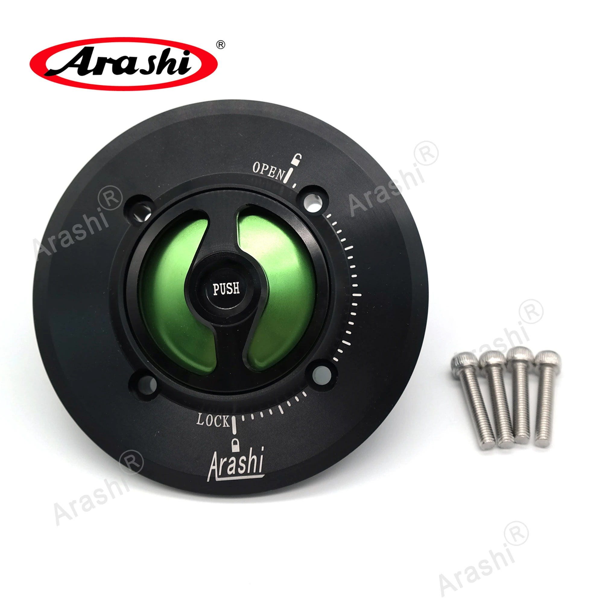 Ø108mm Motorcycle CNC Keyless Fuel Tank Cap Cover Protector For APRILIA RSV1000 2004-2008/ Caponord 1200 2014-2017 2015 2016 New