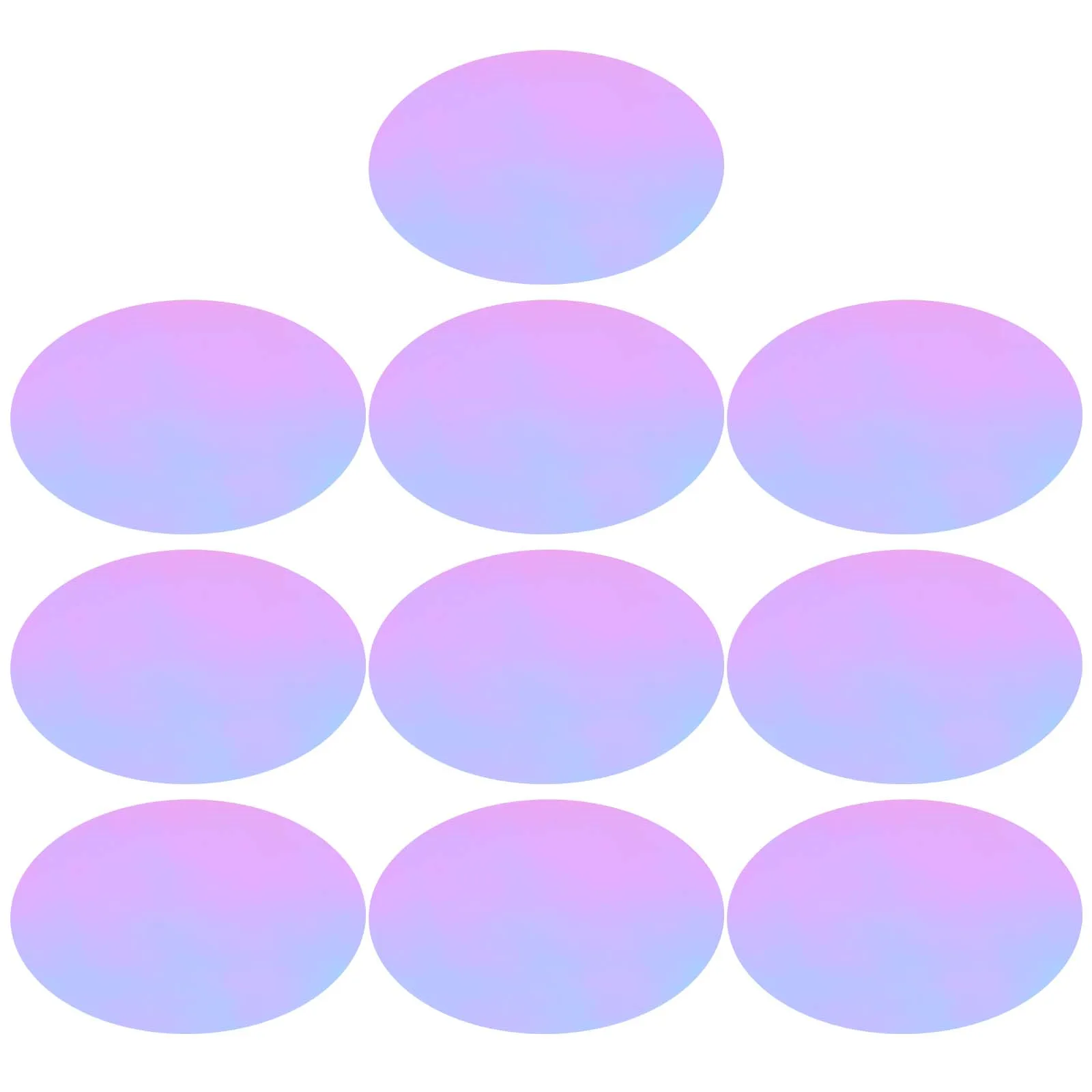 

10pcs Sunset Ambient Light Film Round Filter 66mm Size Transparent Color Gel Portable Storage Camera Colour Sheet Studio