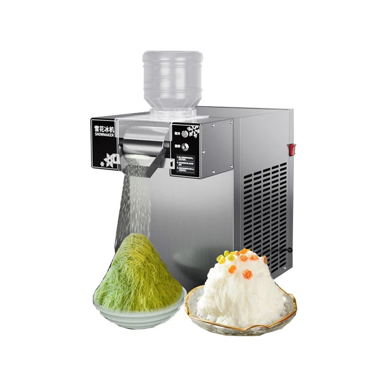 

Snowflake Ice Machine Small Snow Continuous Cooled Milk Mango Bingsu Shaver Smoothie Korean Crusher