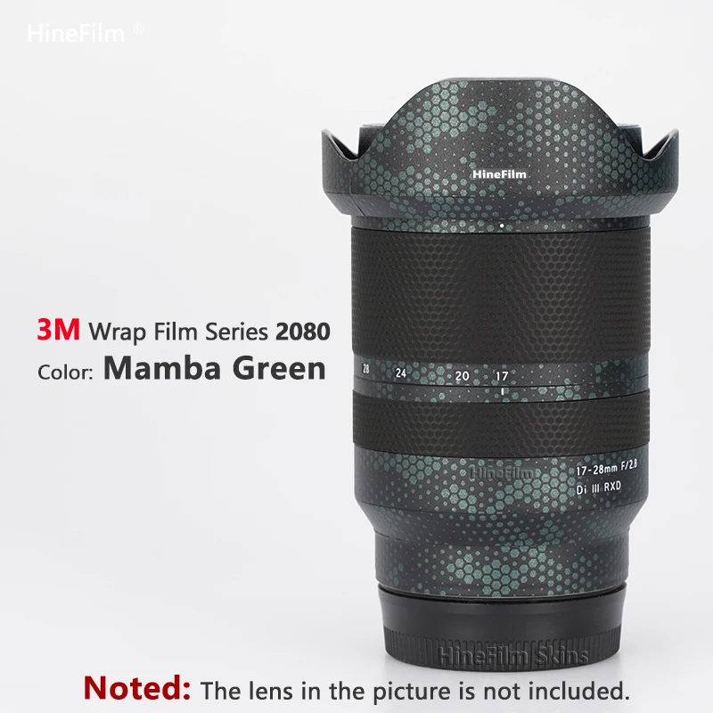 Tamron-calcomanía de lente sony para Tamron, 17-28mm, f/2,8, Di III, RXD, pegatina Premium, 17-28, película de cubierta, tamron 1728, piel