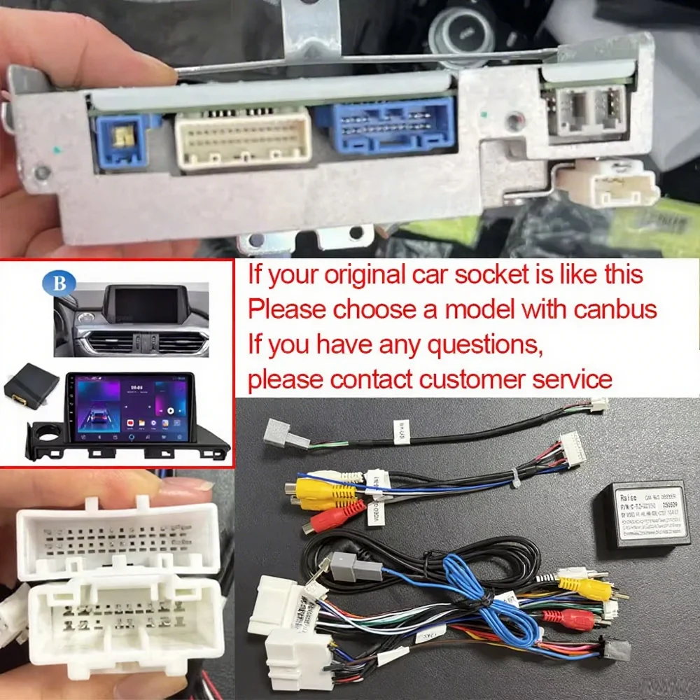 2K Incell Screen Android 16 CarPlay Car Radio For Mazda 6 Atenza 3 GJ GL 2015 - 2018 Multimedia Video Player GPS Car DVD HDR BT
