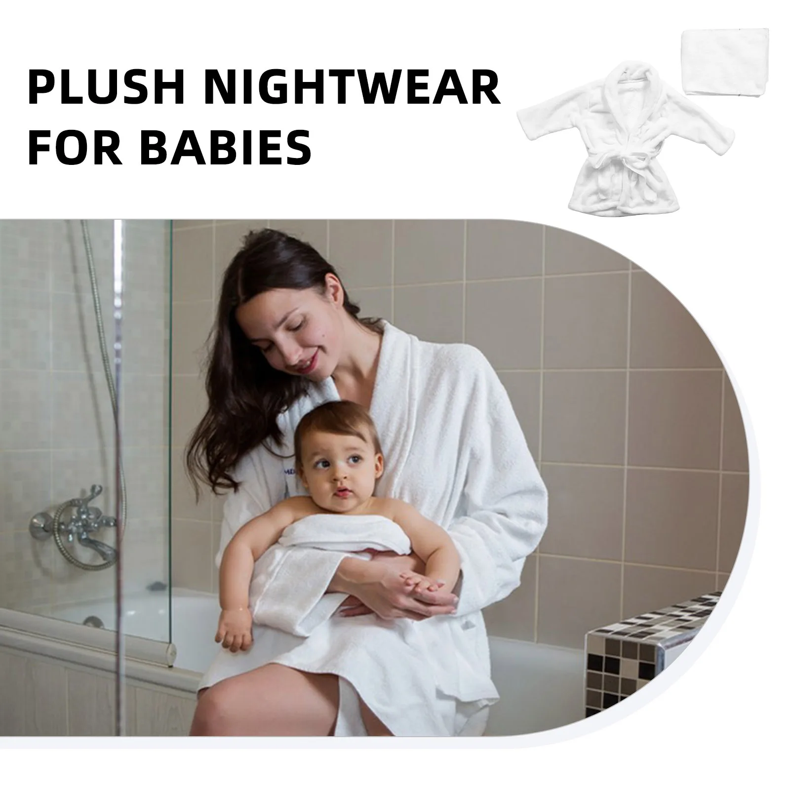 

1 комплект, детский халат, толстая пижама из кораллового флиса, платок с капюшоном, мягкая теплая одежда для сна для маленьких мальчиков и девочек, 7-12 м, одежда для сна для новорожденных