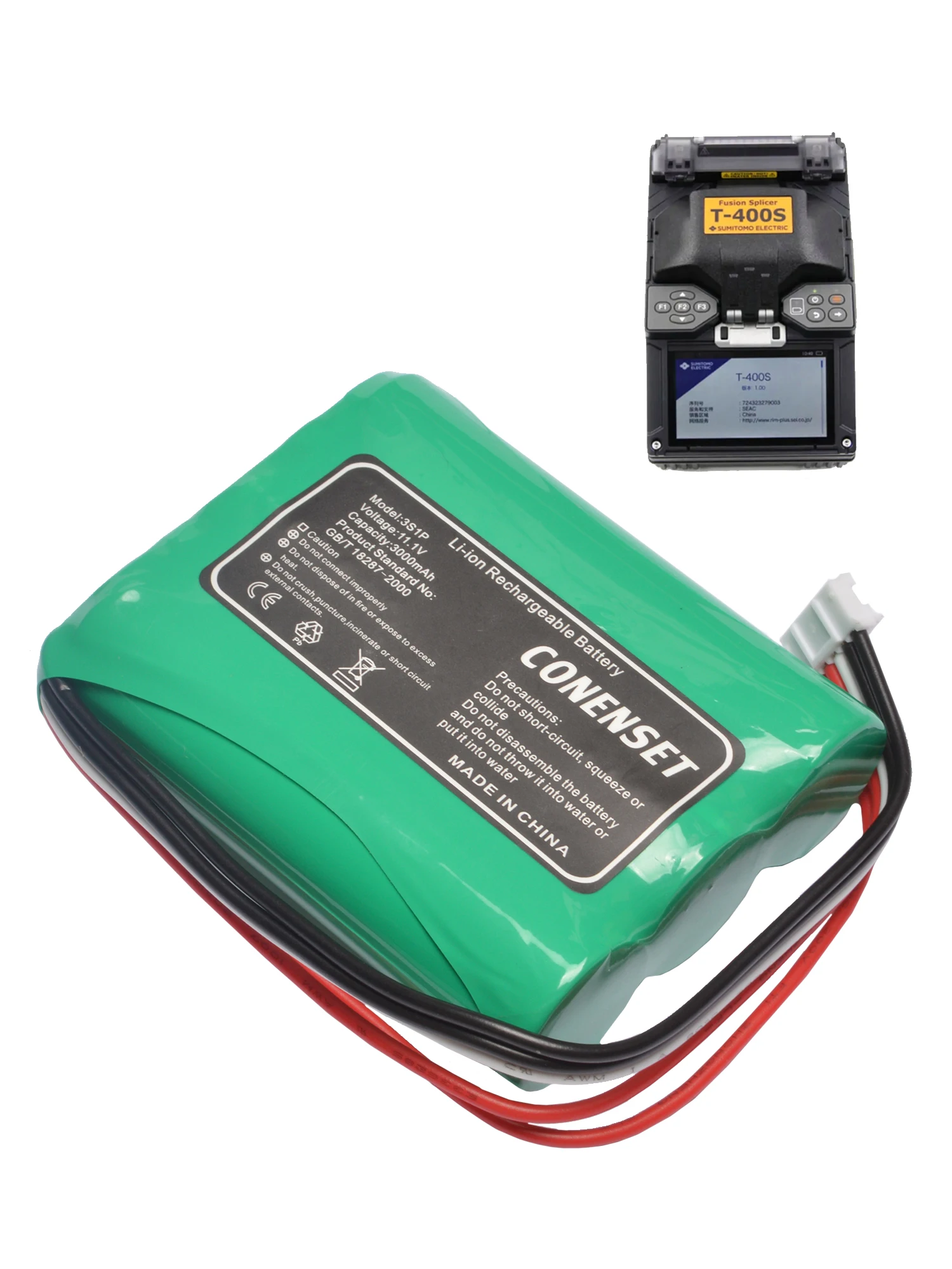 Сменный аккумулятор 10,8 В, 3400 мАч для оптоволоконного сварочного аппарата Sumitomo T-400S T400S BU-15