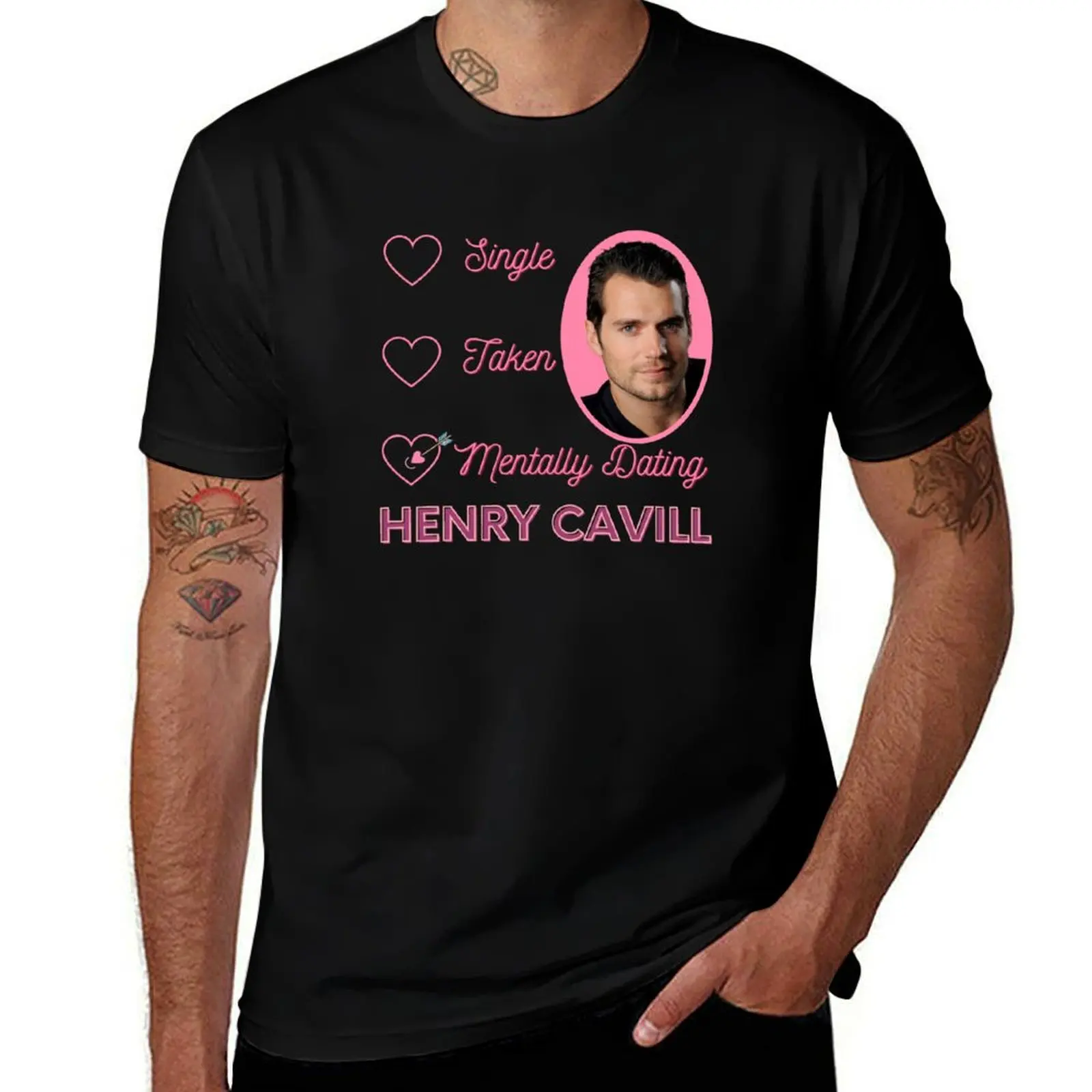 

T-Shirt shirt t t T-Shirt Cavill shirts Dating printed for Henry t designer man Mentally man cotton 100% shirts