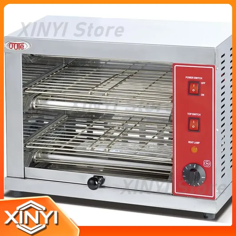 for Oven OT Manufacturer Direct Sales OT-ES-2 Desktop Double-Layer Electric Oven Fish Grill Meat Grill Bread Oven Wooden Box