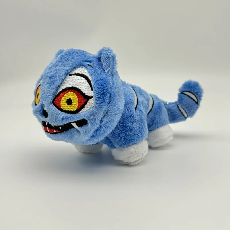 Treasuringu novo kpop demônio brinquedos de pelúcia jogo caçadores tigre brinquedo de pelúcia boneca tigre azul animais plushie presentes de aniversário