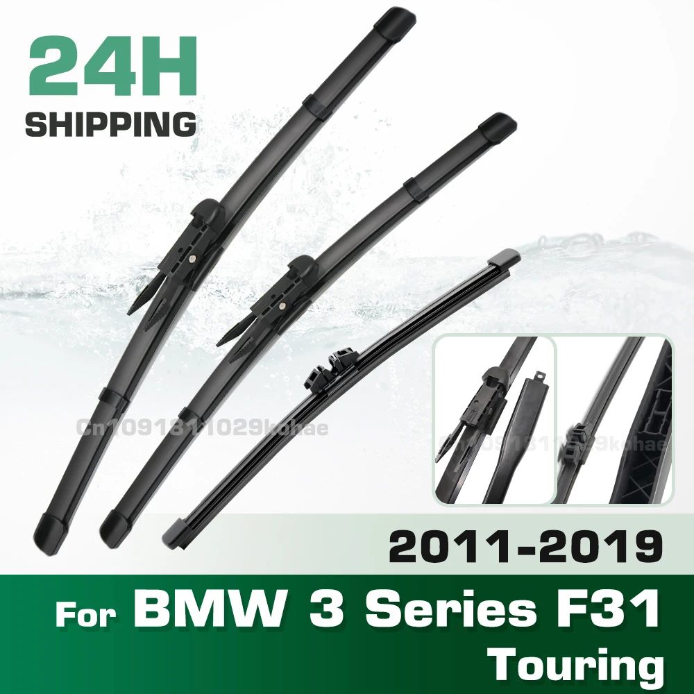 

GREATROAD Wiper LHD&RHD Front & Rear Wiper Blades Set For BMW 3 Series F31 Touring 2011 - 2019 Windshield Windscreen Window