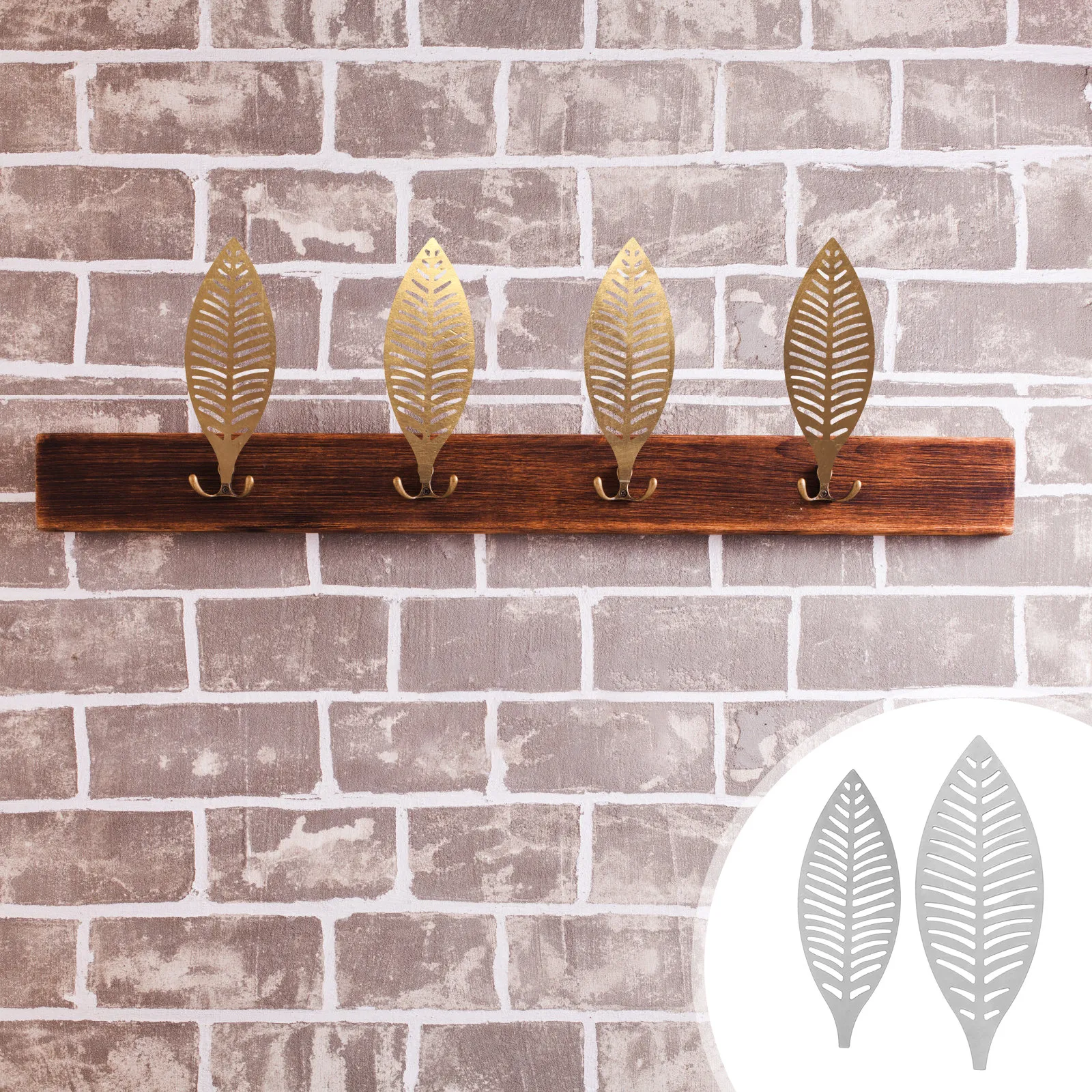 15Pcs Iron Art Leaves Nordic Style Wrought Metal Decorative Leaves for Home Party Festival Natural Lifelike Artificial Plant