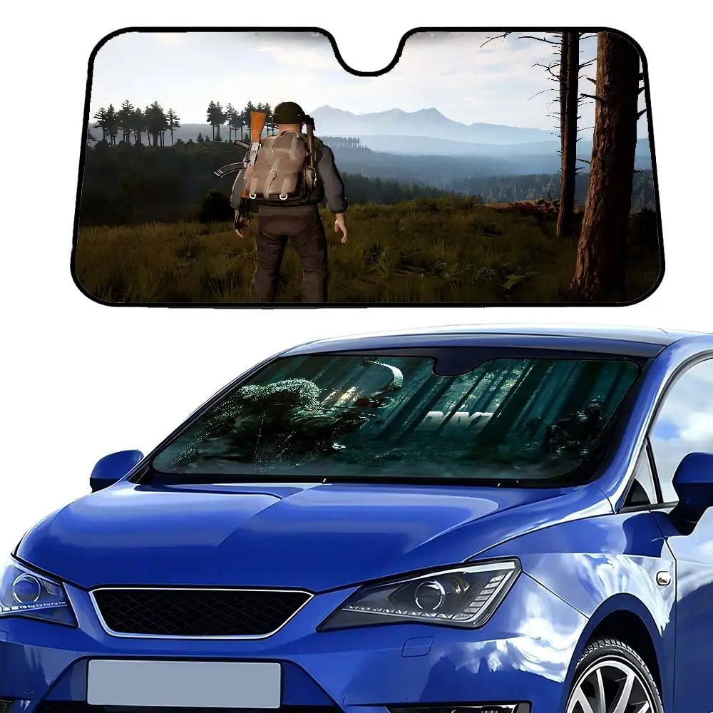 

D-Dayz Windshield Sunshade Anime Cute Car Front Windshield 70x130cm Sun Visor Heat Reflector