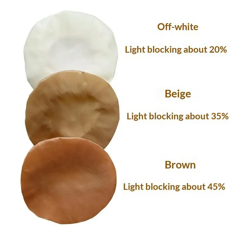 Hoyytu Ceiling Lamp Shade Nordic Style Wear Resistant Anti-Glare Fabric Cover for Bedroom Bedside Home Decoration