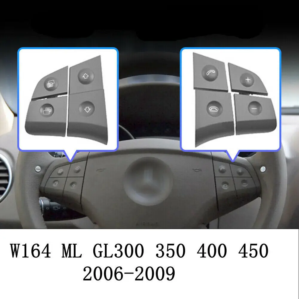 

WXZOS для Mercedes-Benz W164 ML GL 2006-2009, серая кнопка переключения рулевого колеса R&L