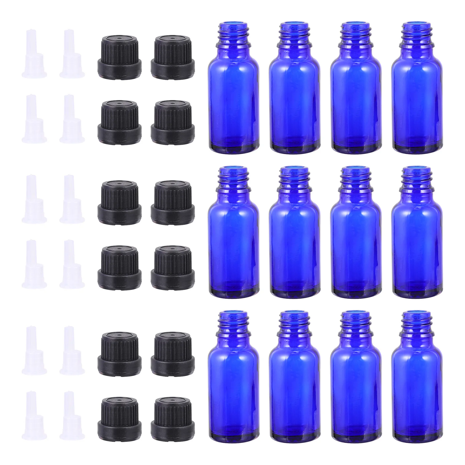 

15Pcs Portable Glass Bottle Set Mini Dropper Bottles for Essential Oil Perfume Liquid Storage Essential Oil Bottle
