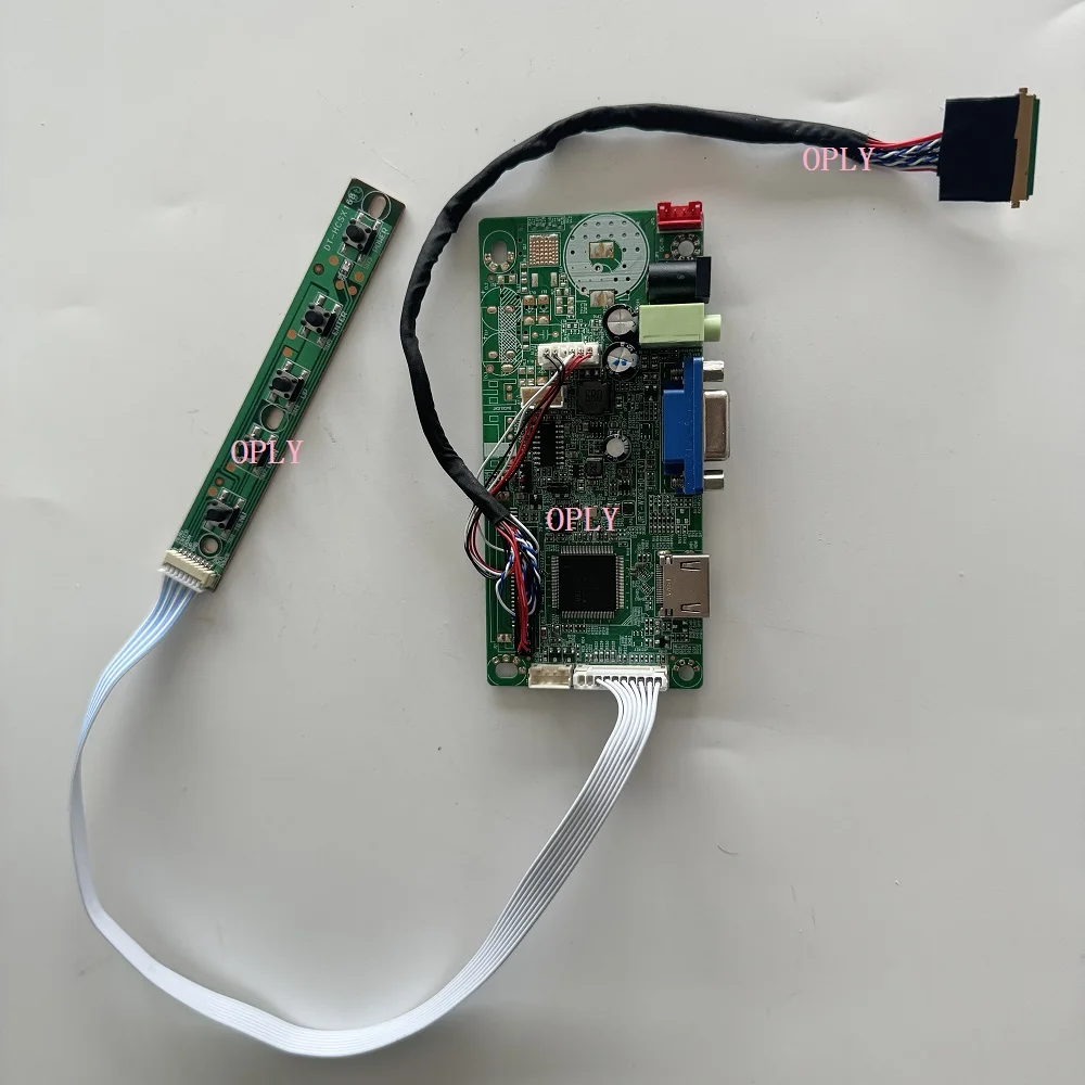 Kit de placa controladora 58C compatible con HDMI VGA para B140XW01 V9 B140XW01 V8 B140XW01 1366X768 14" 40 pines, panel LED LCD, monitor DIY