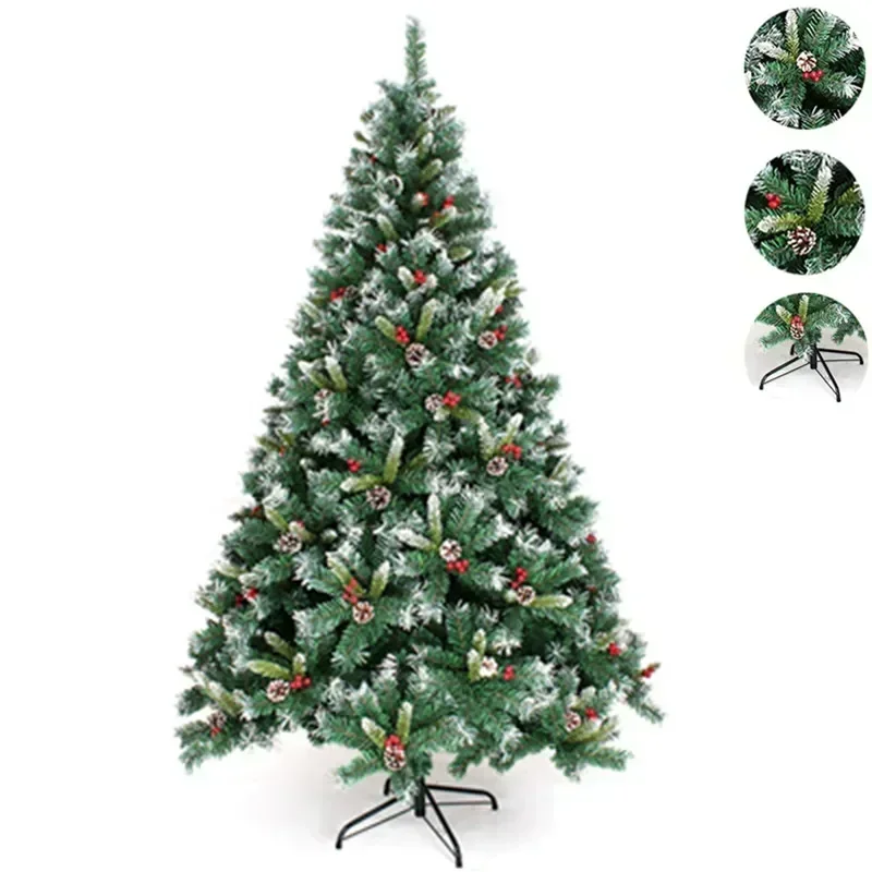 

Red Fruit Pinecones Christmas Tree Decoration Artificial PVC Accessories Xmas Tree Decor navidad decoraciones para el hogar