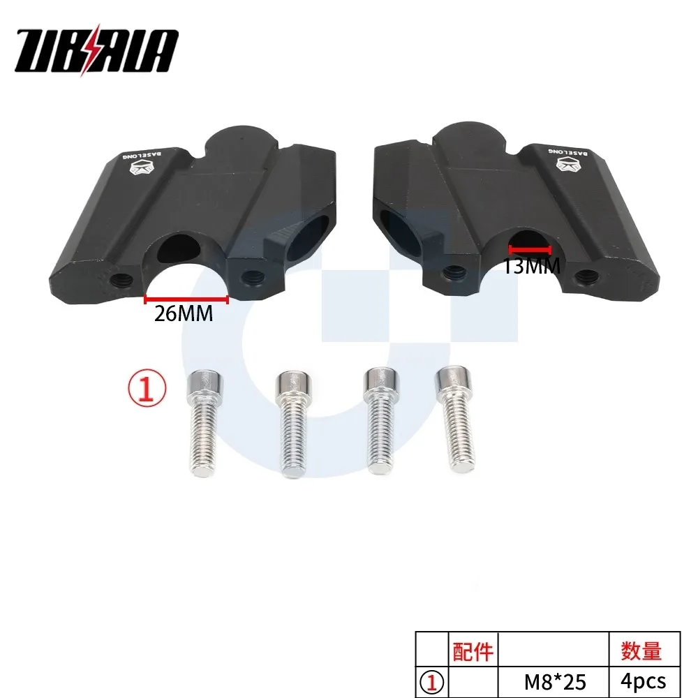 Motorcycle Handlebar Risers Clamp Mount for Sportster S 1250 RH1250 SS1250 2021-2024 Bar Mount Motorcycle Accessories