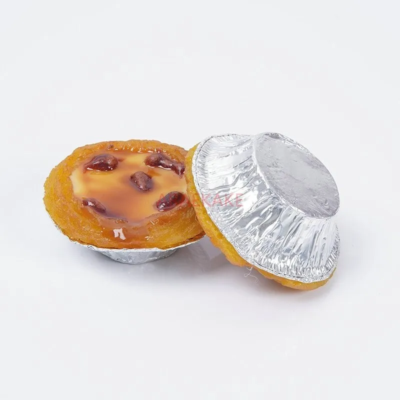 

1pcs Egg Tart Model Egg Tart Decor Bakery Shop Decor Simulation Foods Artificial Cake Dessert Decor Simulation