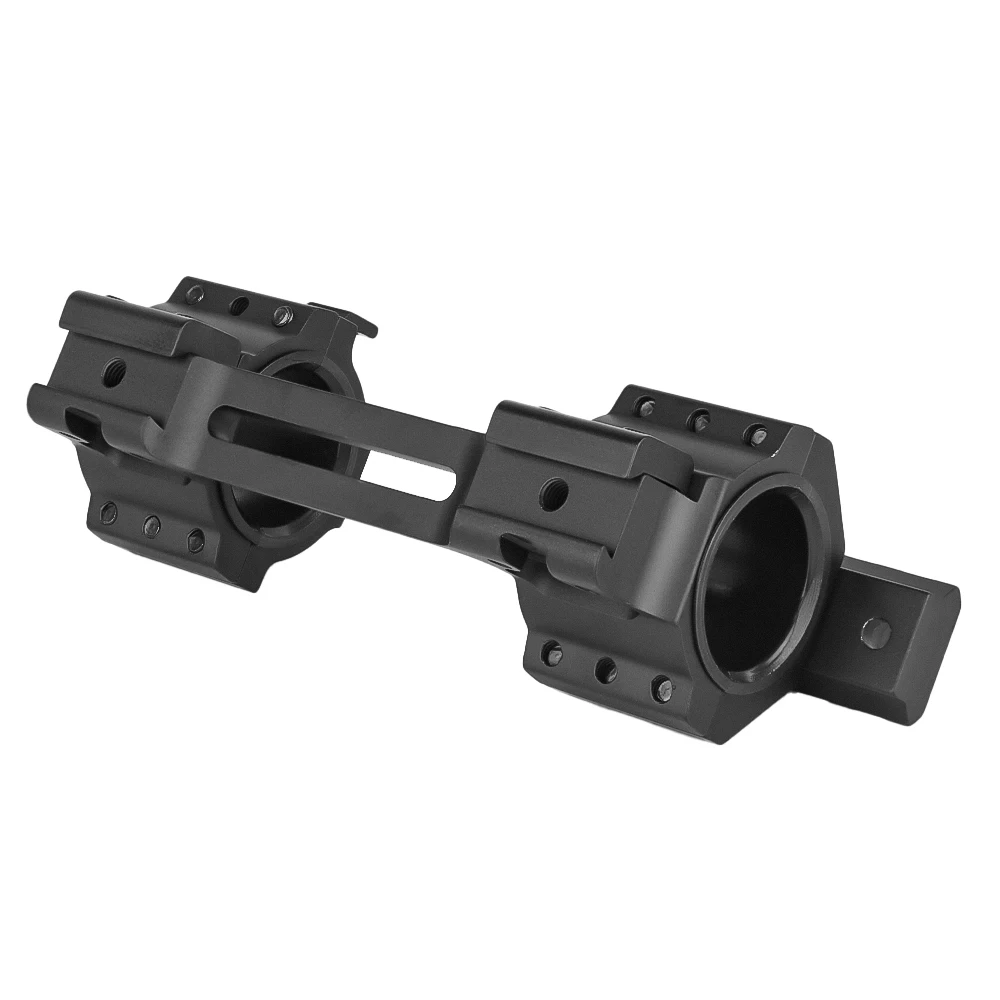 SPINA OPTICS Tactical 11mm One Piece Dovetail Rail 25.4mm/30mm Adjustable Scope Rings Scope Mounts With Bubble Level Fit PCP AR