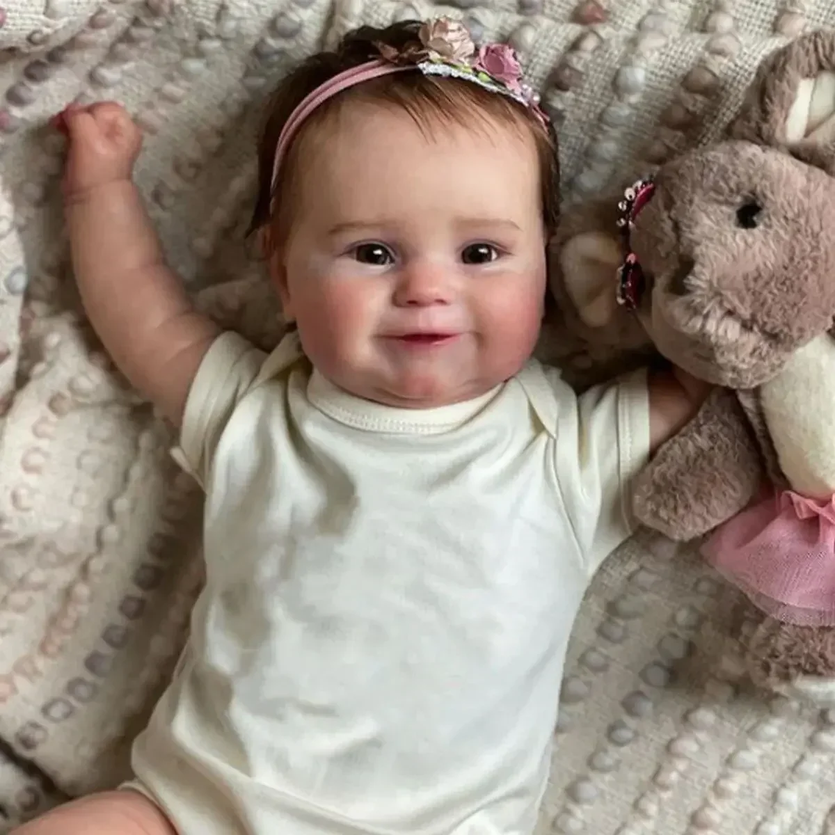50cm 20in Realistic Finished Product Like a Newborn baby doll The baby doll Has Been Painted Already Painted Reborn doll