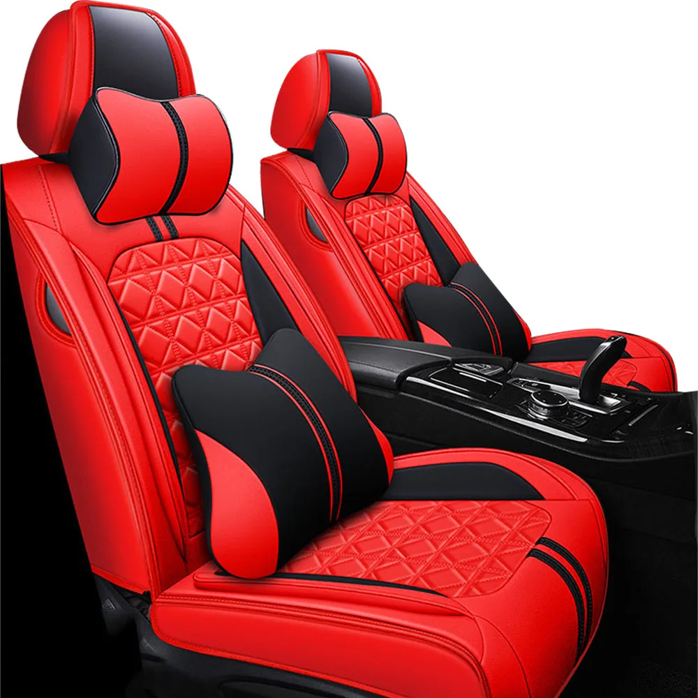 Front+Rear Car Seat Cover For Golf 4 5 6 7 Volkswagen Polo Sedan 6r 9n Passat b5 b6 b7 Accessories