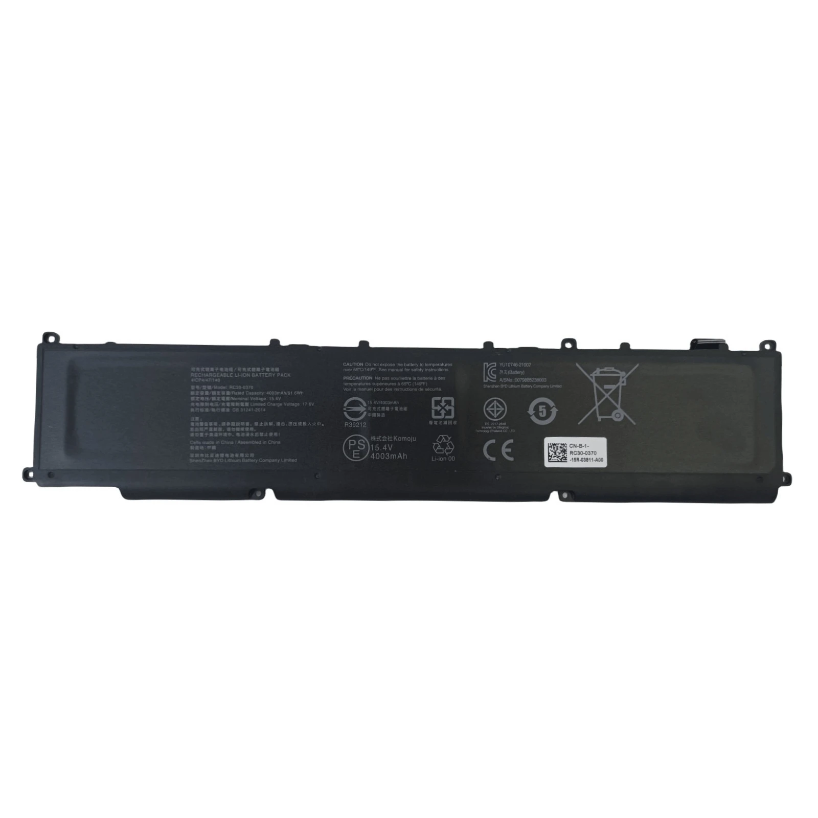 

100% новый оригинальный аккумулятор RC30-0370 RZ09-0368 для Razer Blade Ryzen 14" 2021 2022
