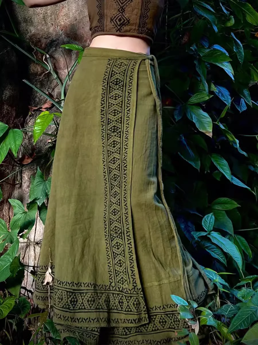 

Eeni Юбка-миди с цветочным принтом и поясом, хлопковая летняя юбка трапециевидной формы с высокой талией для женщин, прямоугольное боди