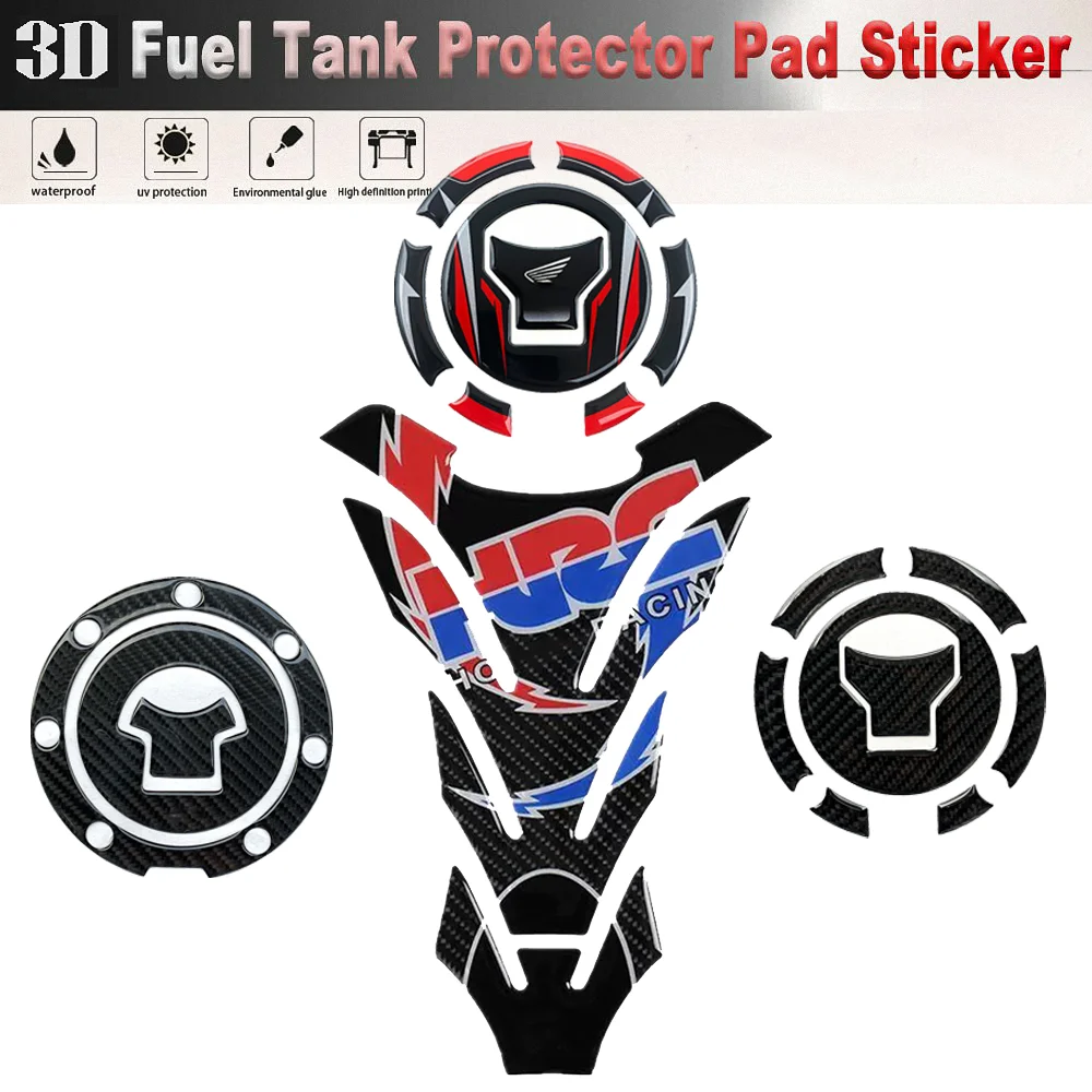 

For Honda HRC CBR Sticker Motorcycle Accessories Tank Pad Cover RR R F4i CBR250RR CBR600RR CBR1000RR 1000RR 600RR 650R 500R 250R