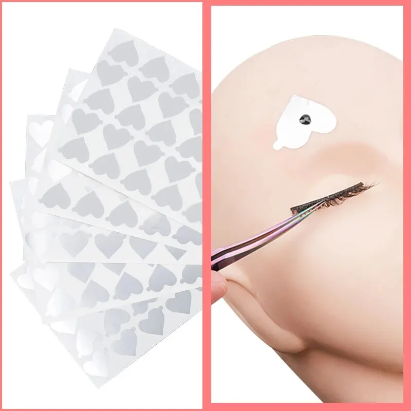 300 pezzi usa e getta porta colla per ciglia foglio pallet estensione ciglia colla pastiglie adesivi ciglia strumenti per il trucco delle donne