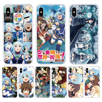 Case For Ulefone Armor 11 5G 10 9E 9 X8 8 X7 7 X6 6 6E X5 X3 P6000 Plus Soft TPU Anime Kono Subarashii Sekai Phone Case