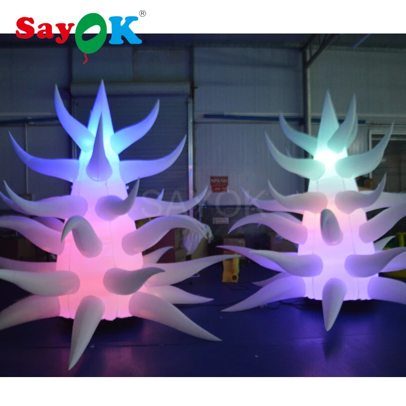 

Sayok Giant 2.5m High Inflatable Lighting Tree with 16-color LED Light for Event Birthday Wedding Party Yard Decoration