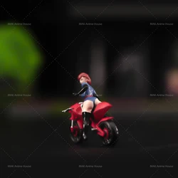 Miniature ANT DIY Handmade 1/64 1/43 Girl motorcycle Painted Diorama Figure Model Home Decoration Car Creative Photography Toys