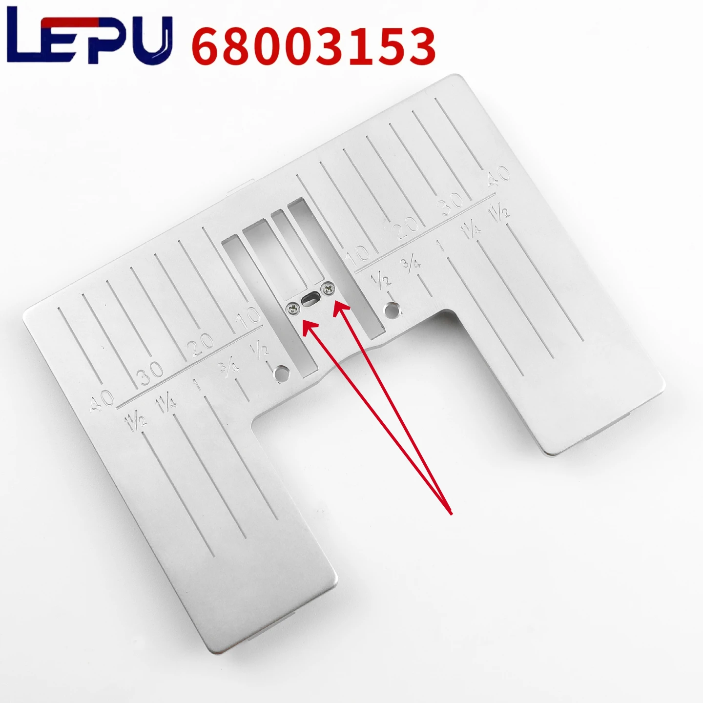 

68003153, HusqvarnaViking Straight Stitch needle plate for Designer Diamond, Ruby, Sapphire, etc. Sewing Machine 4129642-03