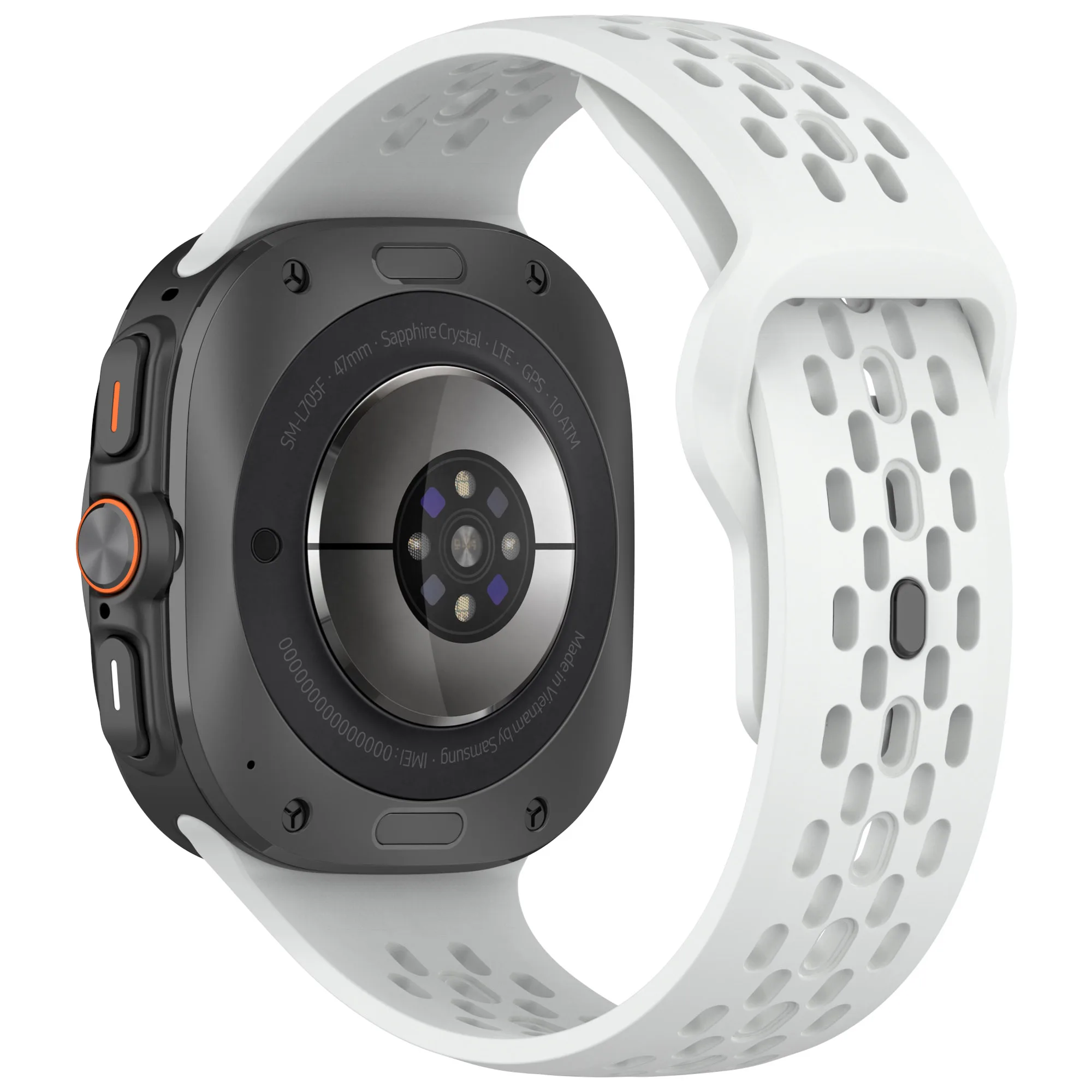 삼성 갤럭시 워치 울트라 2025 스포츠 루프 스트랩 갤럭시 워치 47mm 울트라 액세서리용 소프트 실리콘 밴드