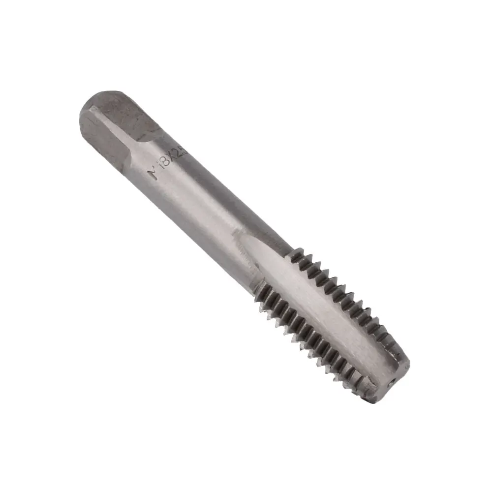 2PCS/Set HSS Machine Spiral Point Straight Fluted Screw Thread Metric Plug Hand Tap Drill Set Tools M2 M3 M4 M5 M6 M7 M8 M9 M10