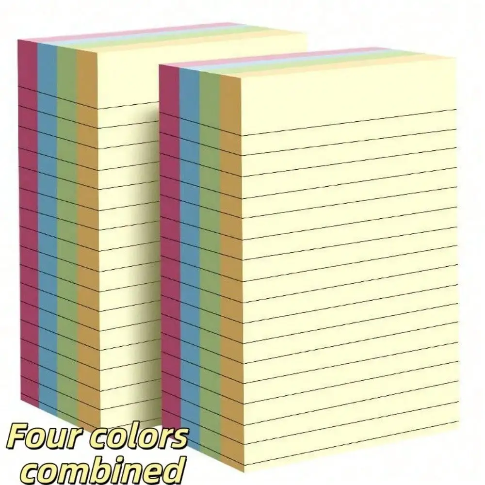 

Самоклеящиеся стикеры для заметок (100/200 листов), 4 цвета, портативные, для студентов, для письма и маркировки, легко клеятся