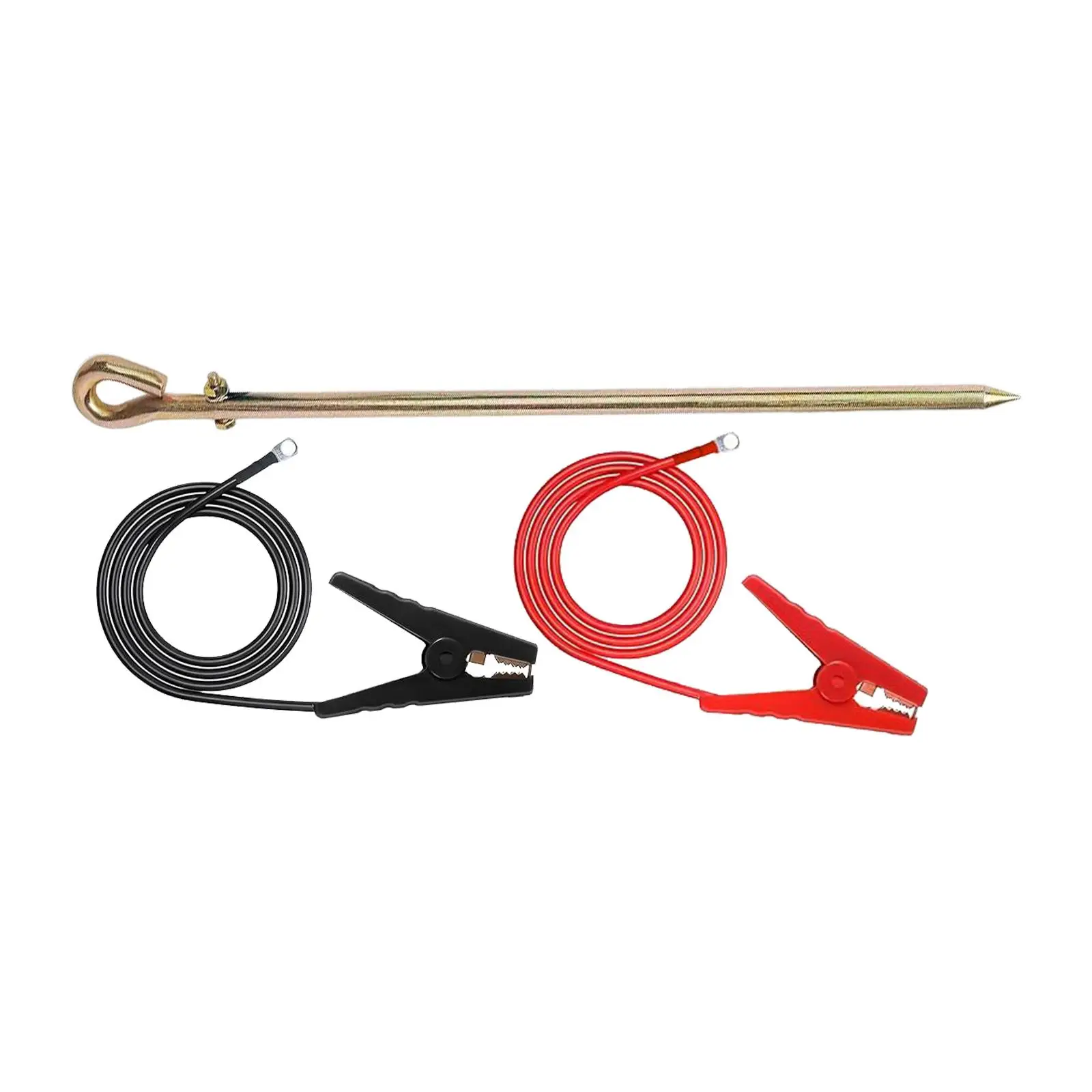 Alligator Clip Portable Professional Garden Yard Solar Powered Grounding Rod