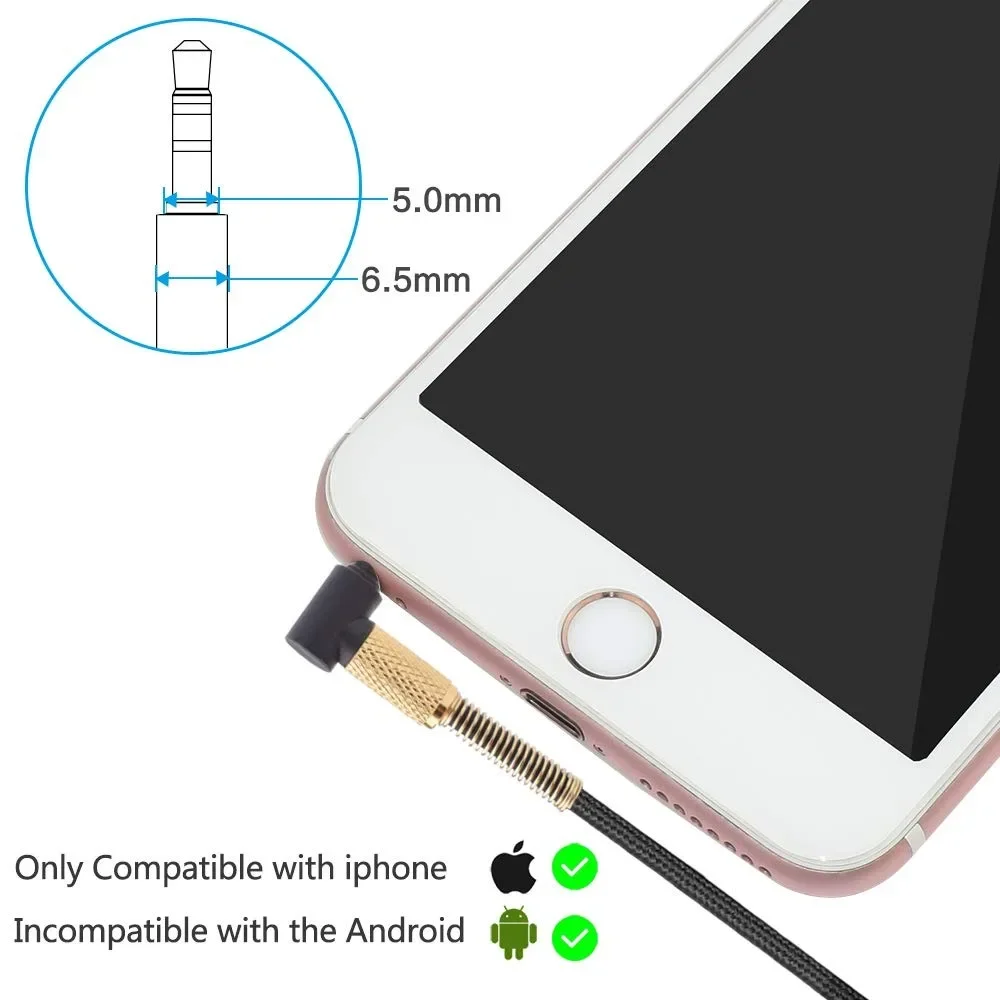 OFC Nylon Braided Replacement Mini XLR 4 Pin Cable Extension Cord For Massdrop X Beyerdynamic DT 177x GO Headphones