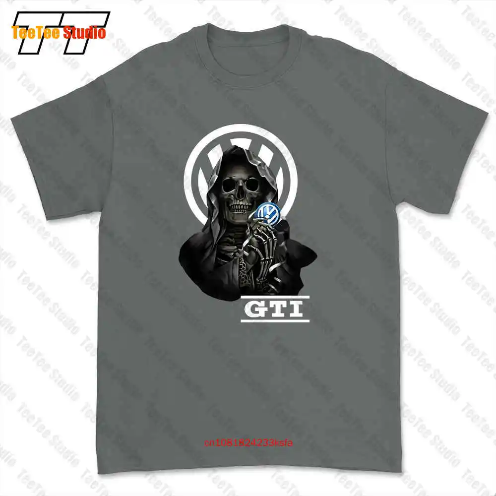 Skull With Gti Logo T-shirt Tee HPGX