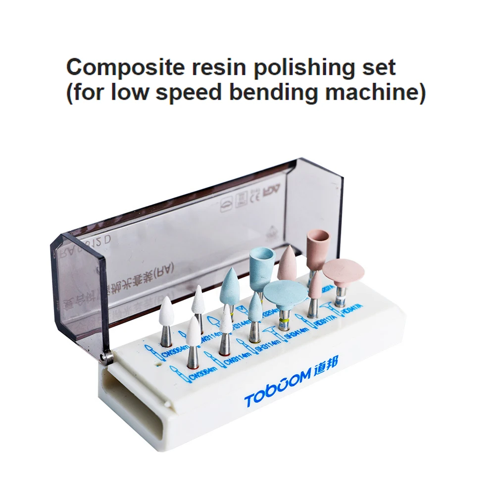 

Dental Composite Resin Polishing Kit Teeth Denture Hi-Gloss Polish Disks Set RA0312D Low Speed Handpiece Dentist Products Toboom