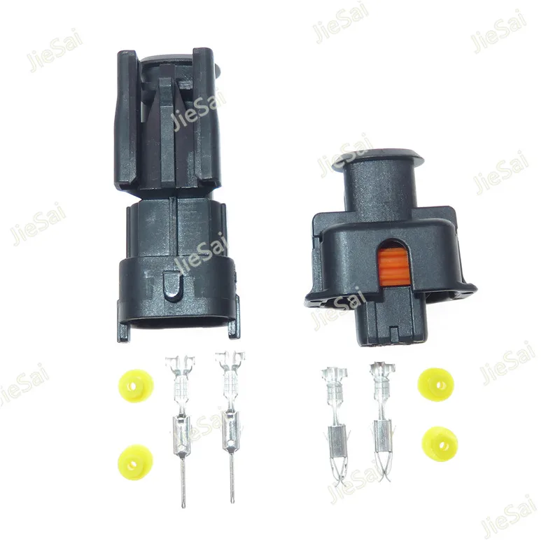 2 Pin Diesel Fuel Common Rail Injector Crankshaft Sensor Connector 1928403874 1928404226 Female Male For Bosch Ford Renault