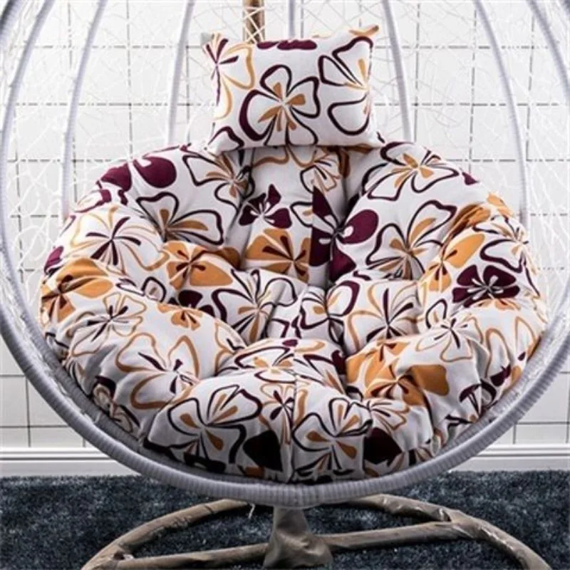 New Swing Hanging Basket Seat Cushion Soft Egg Chair Pad for Garden Indoor Outdoor Balcony Rocking Chair Silla Cushion(No Chair)