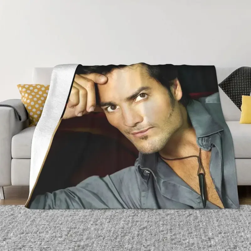 

Chayanne Actor Super Twoca Star Blanket Flannel Textile Decor Singer Ultra-Soft Throw Blankets for Sofa Outdoor Bedding Throws