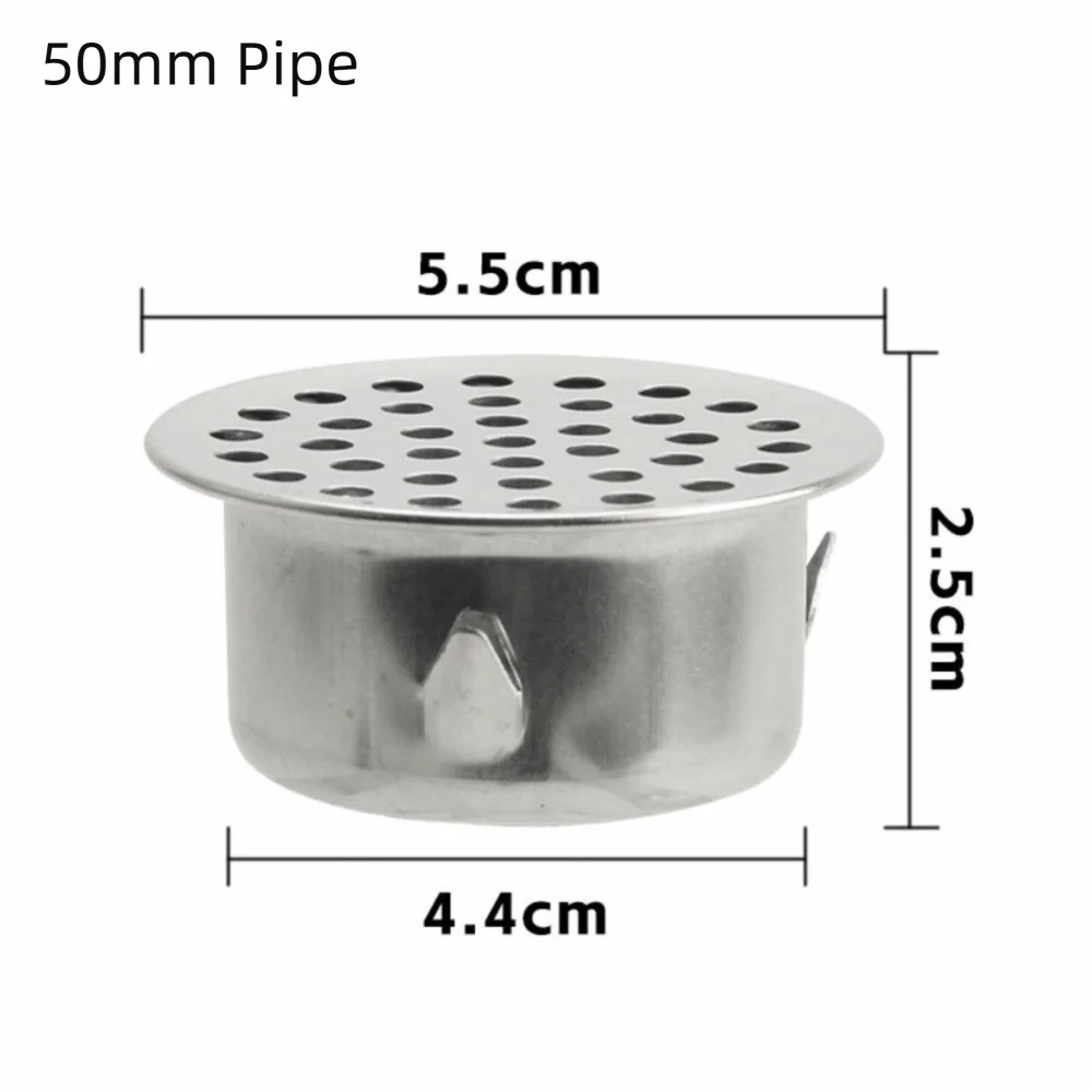 Round Hole Gutter Guard Net Anti-blocking SUS 304 Stainless Steel Drainage Mesh Cover Multifunctional Secondary Drainage
