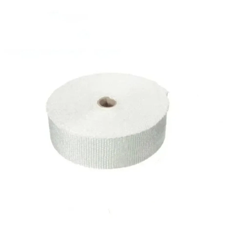 Fiberglass Exhaust Heat Wrap 5M Self-Adhesive Bandage Exhaust Wrap Tape Thermal Insulation Heat Resistant Muffler Wrap