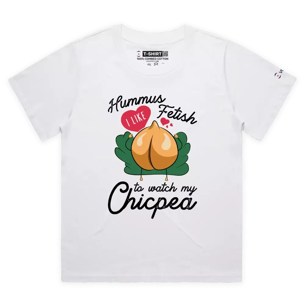 The Chickpea Fetish Hummus Premium T-shirt Food & Drink; Dip, Tahini;  High Quality 100%Cotton Short Sleeve