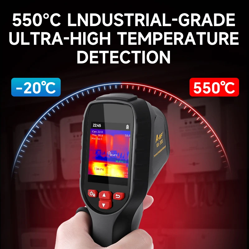 A-BF Industrial Infrared Thermal Imaging Camera -20°C~550°C Temperature Detect Floor Heating Repair RX-300 Thermal Imager Tool