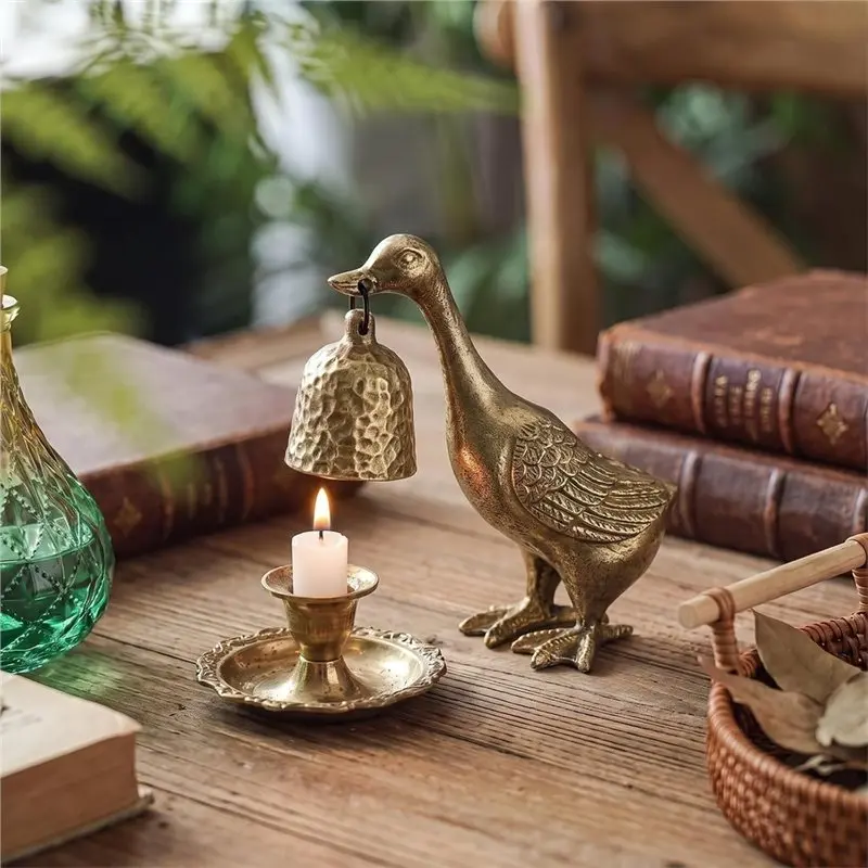 ABKO-Flame Snuffer Vintage Duck Decorative Candle Extinguisher Wick For Candles Lovers Gift Accessory