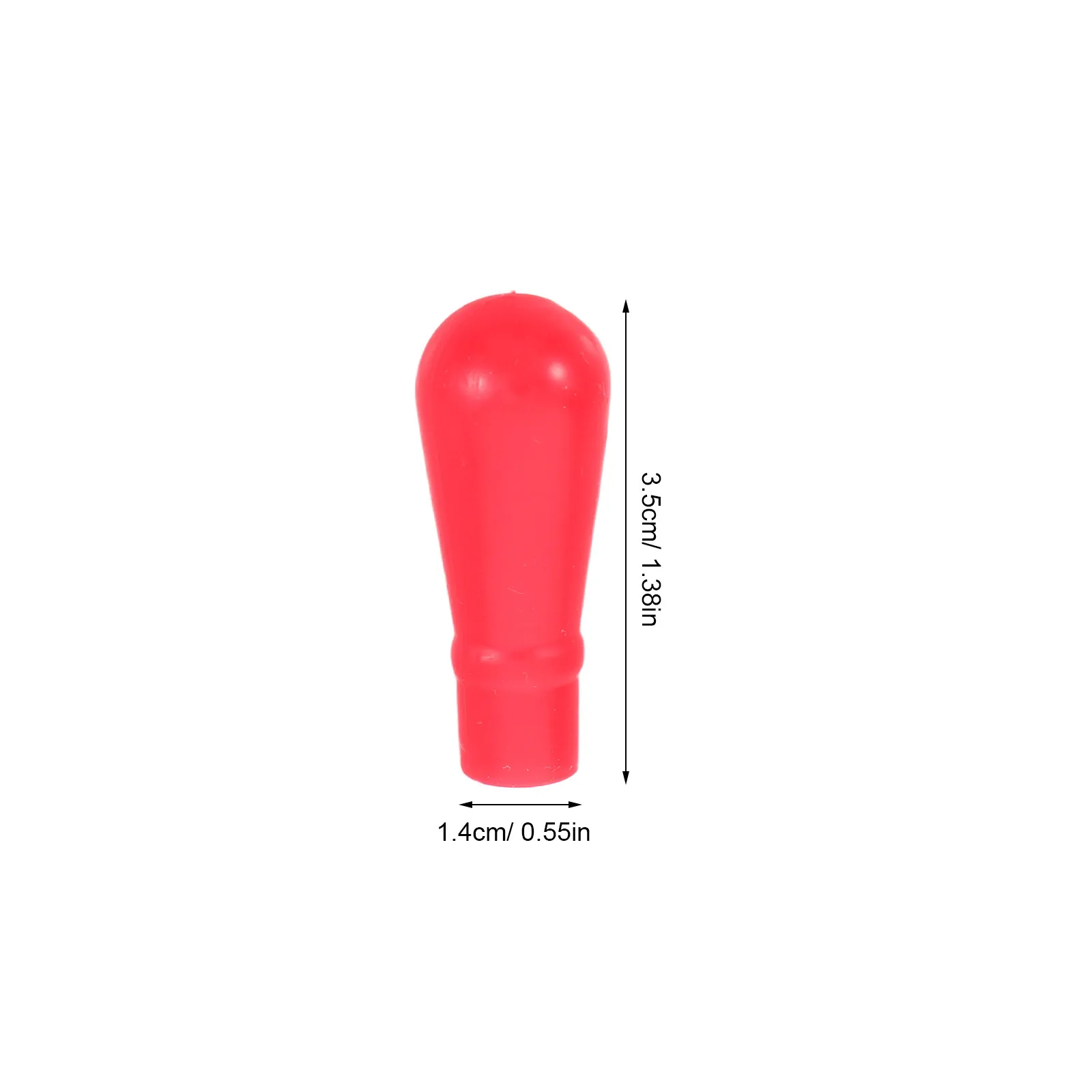 40Pcs Red Silicone Dropper Caps High Elasticity Universal Fit for Laboratory Pipette Rubber Bulb Chemical Resistant Eyedropper view 2