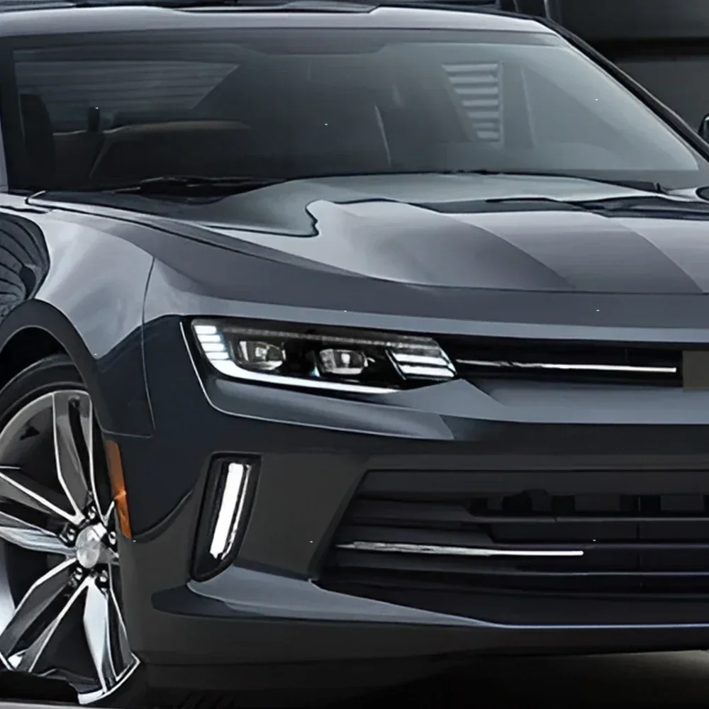 

Для Chevrolet Camaro 2016-2019 автомобильные передние фонари, обновление, высокое качество, аксессуары для линз проектора, светодиодные автомобильные фары в сборе