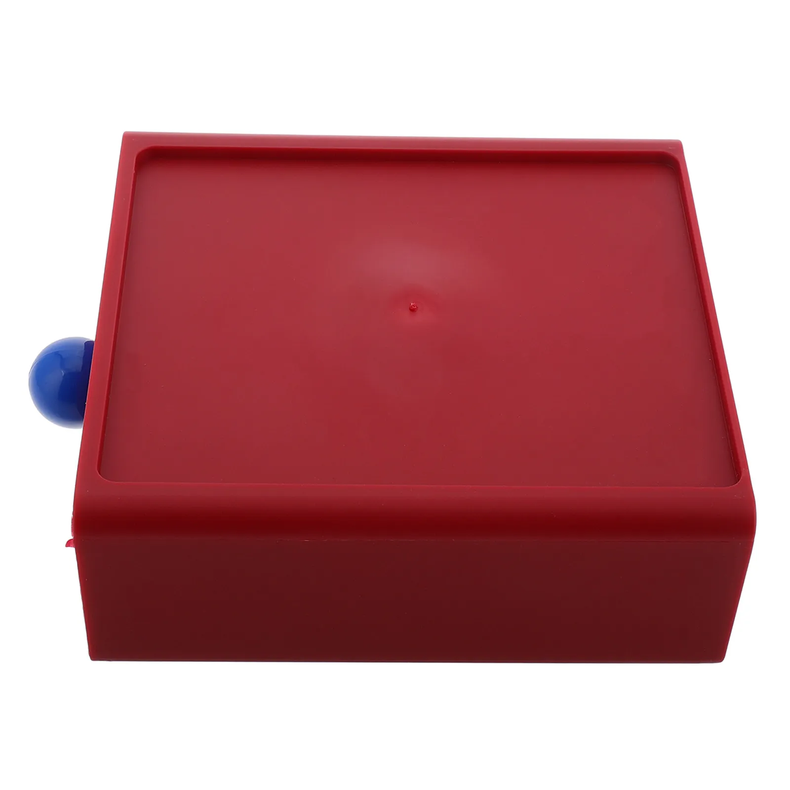 Plastic Desktop Organizer Box with Drawers Red Color Stackable Multifunctional Design for Makeup Accessories Jewelry Stationery