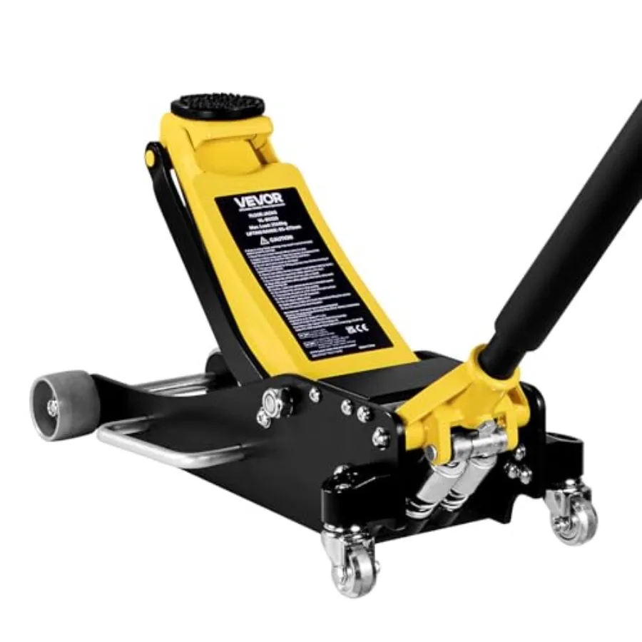 

Low Profile Floor Jack 2.5 Ton 5500 lbs Ccity Aluminum and Steel Racing Floor Jack with Dual Pistons Quick Lift Pump Hydraulic
